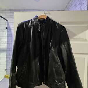 Women's Black Leather Jacket